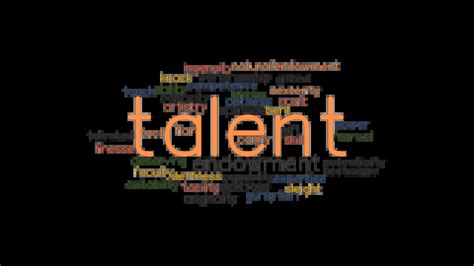 TALENT Synonyms .